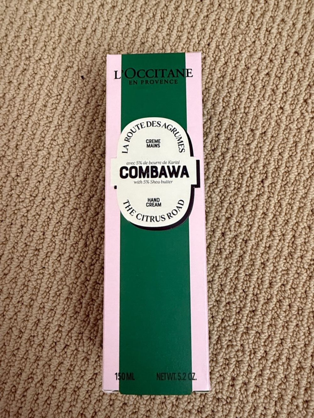 L'OCCITANE Combawa Hand Cream — The citrus Road limited edition
